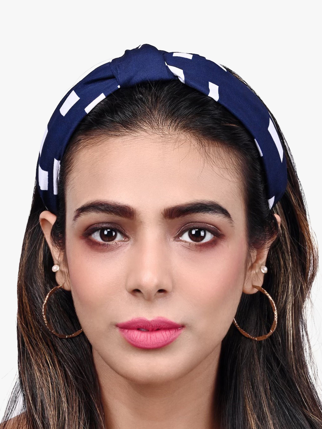 BuckleUp Blue & White Hairband