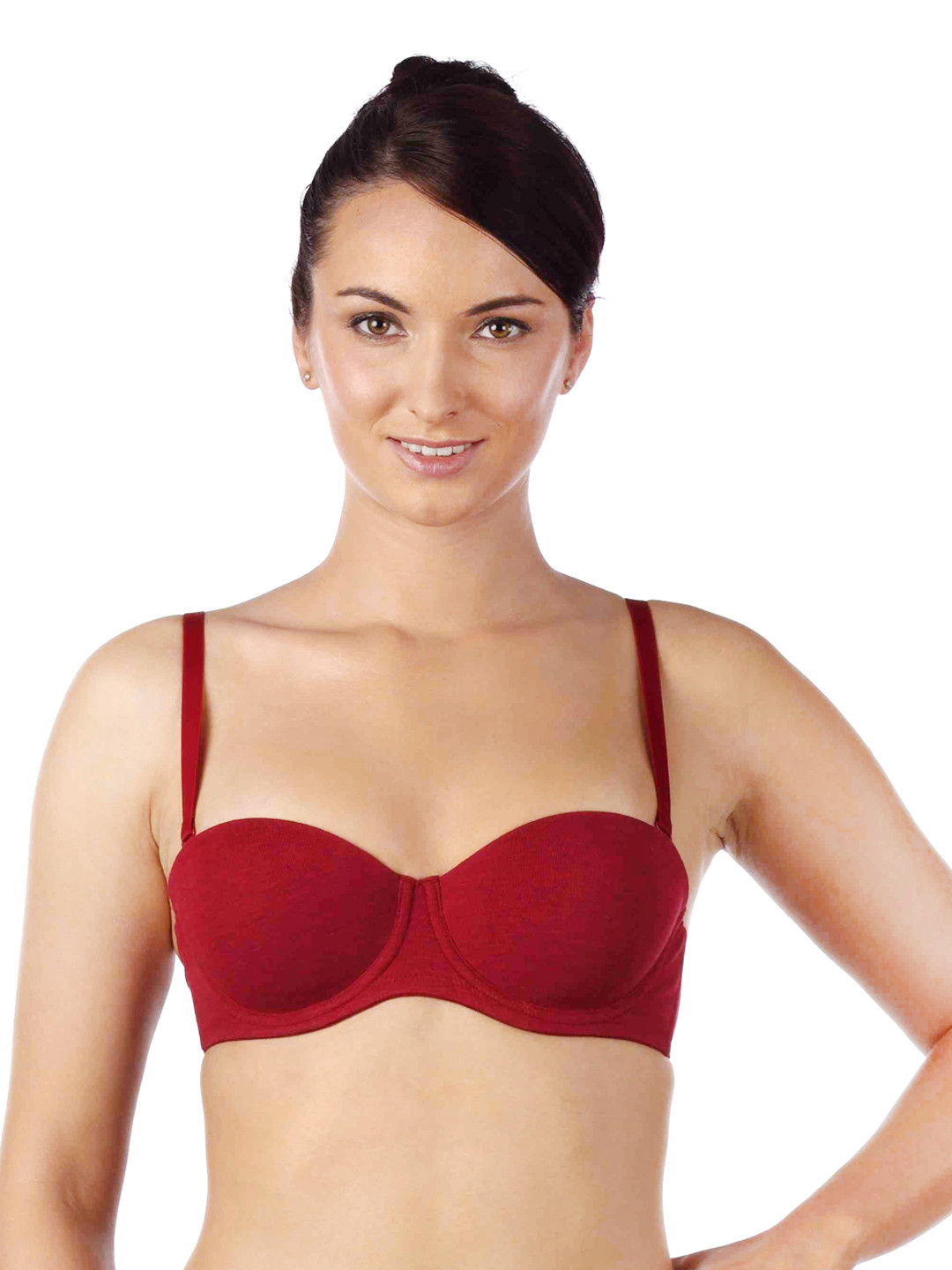 Triumph Maroon Seamless T-Shirt Bra 122I443