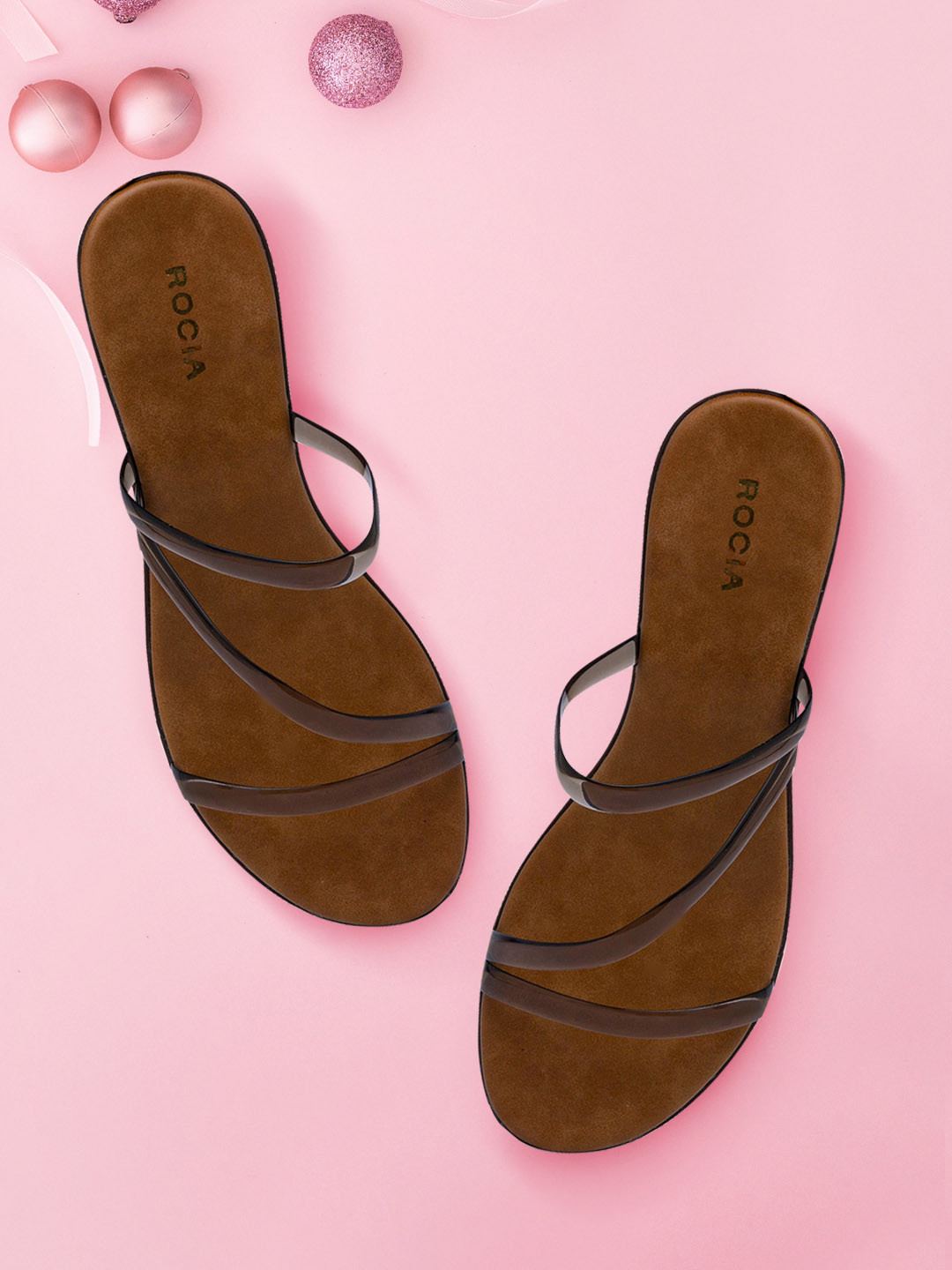 Rocia Women Black Solid Comfort Heels