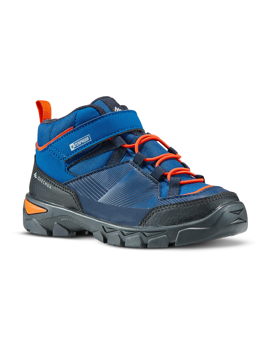 Decathlon Kids Blue & Black Hiking Shoes