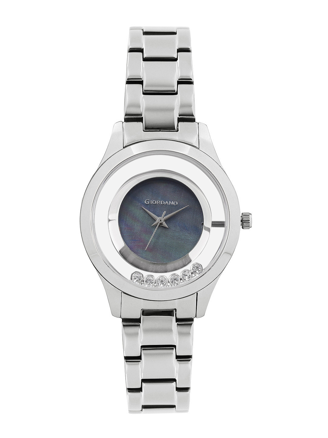 GIORDANO Women Pearly Grey Dial Watch 60093-11