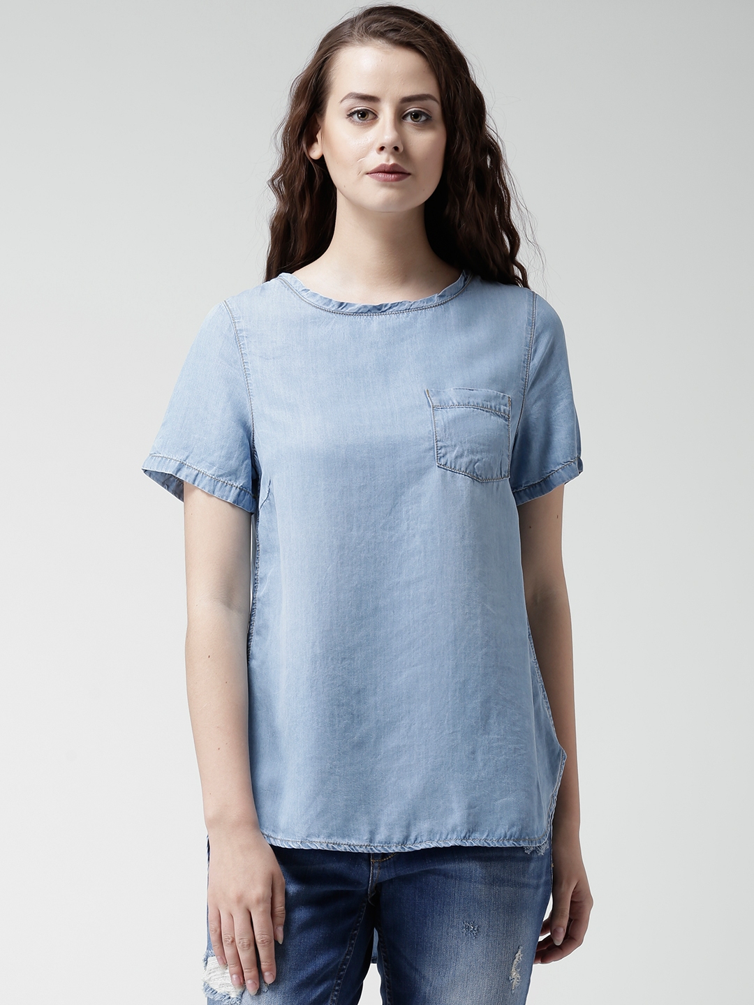 new look denim top