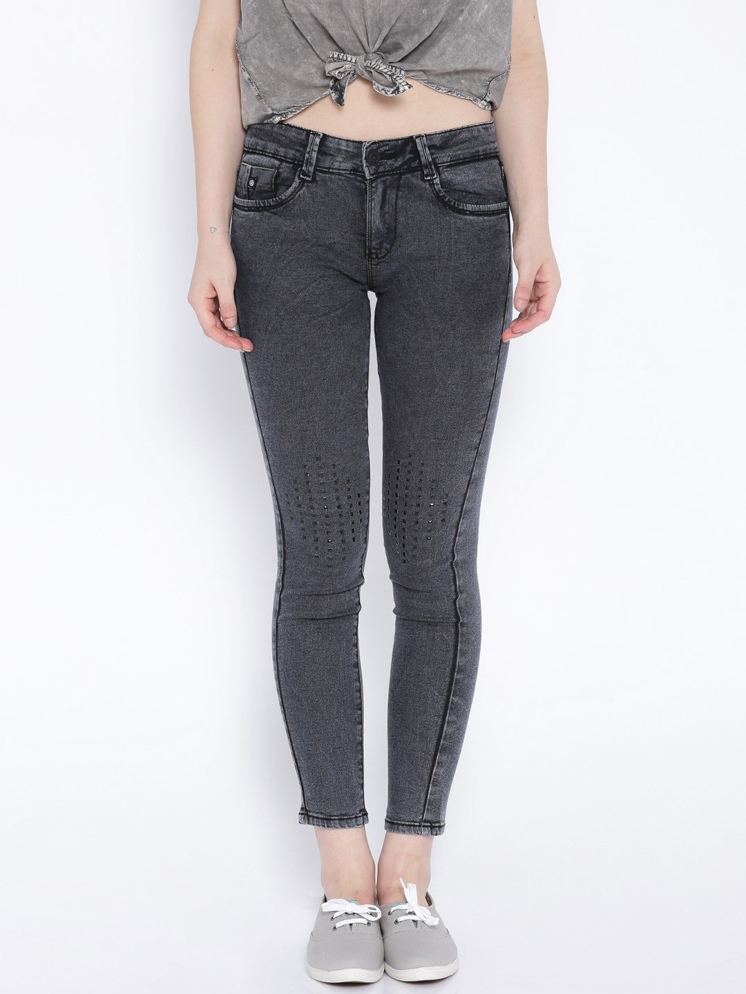 Charcoal Grey Jean Leggings Buy Charcoal Grey Jeans Jeggings For