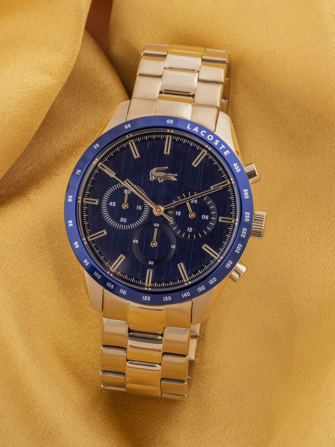 Lacoste Women Blue & Gold-Toned Analogue Watch 2011096