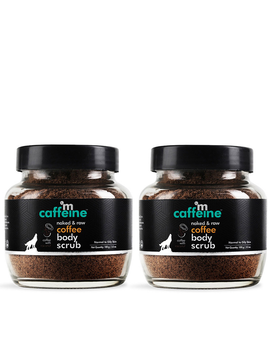 MCaffeine Sustainable Coffee Body Scrub - Set of 2 100 g Each
