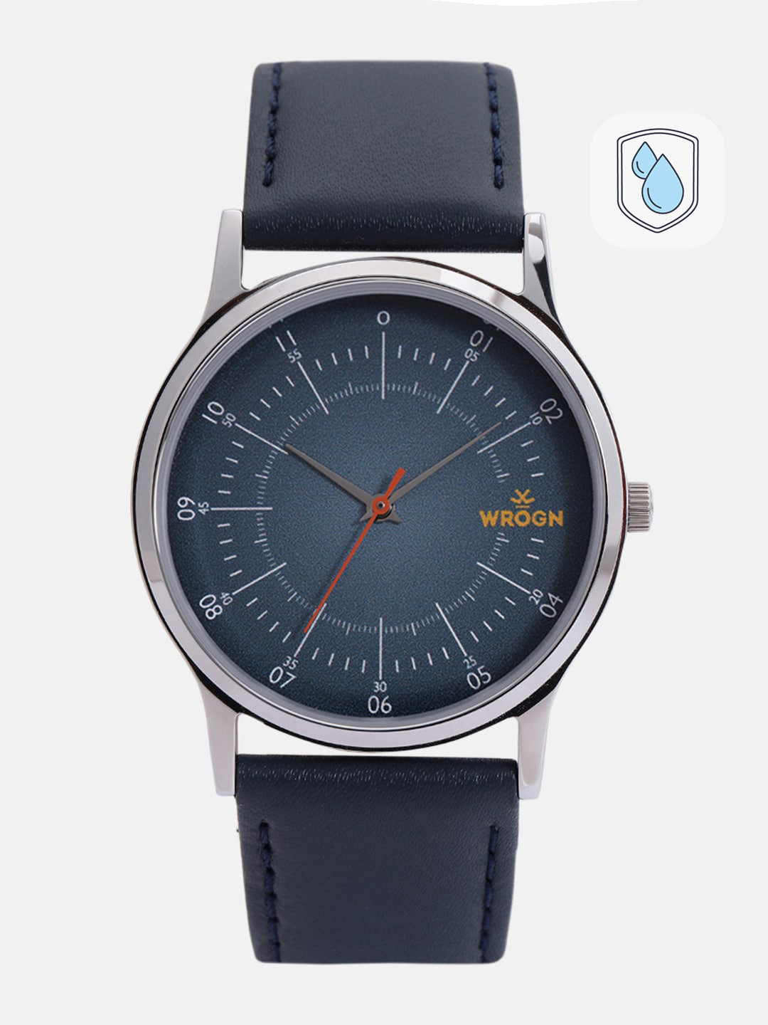WROGN Men Navy Blue Analogue Watch WRG00042D