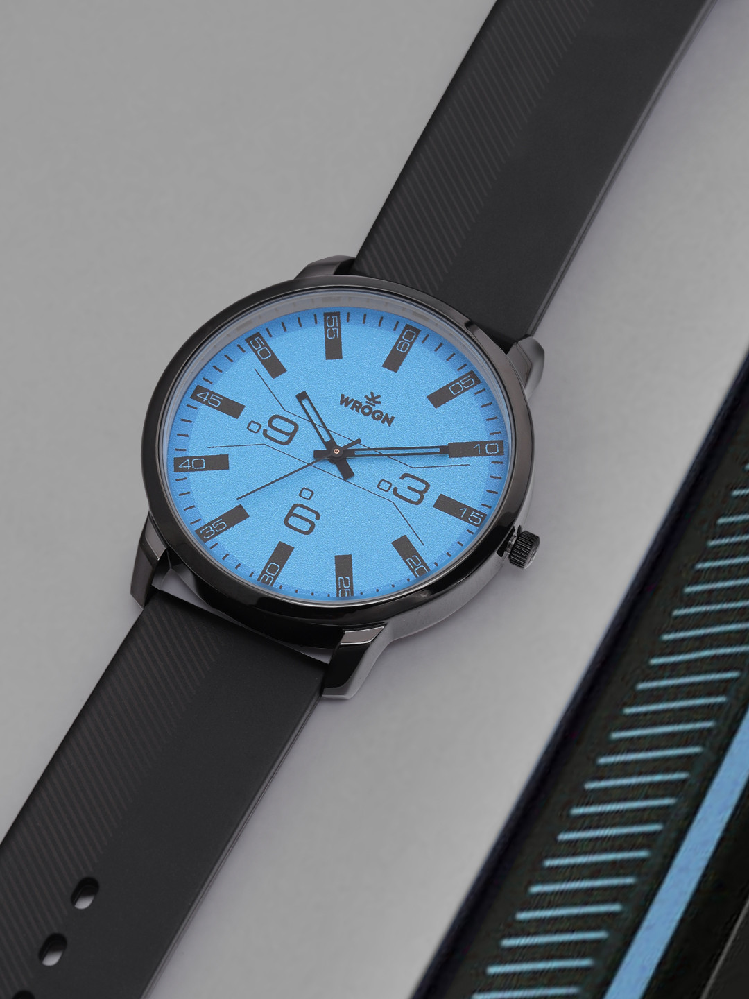 WROGN Men Blue Analogue Watch WRG00041A