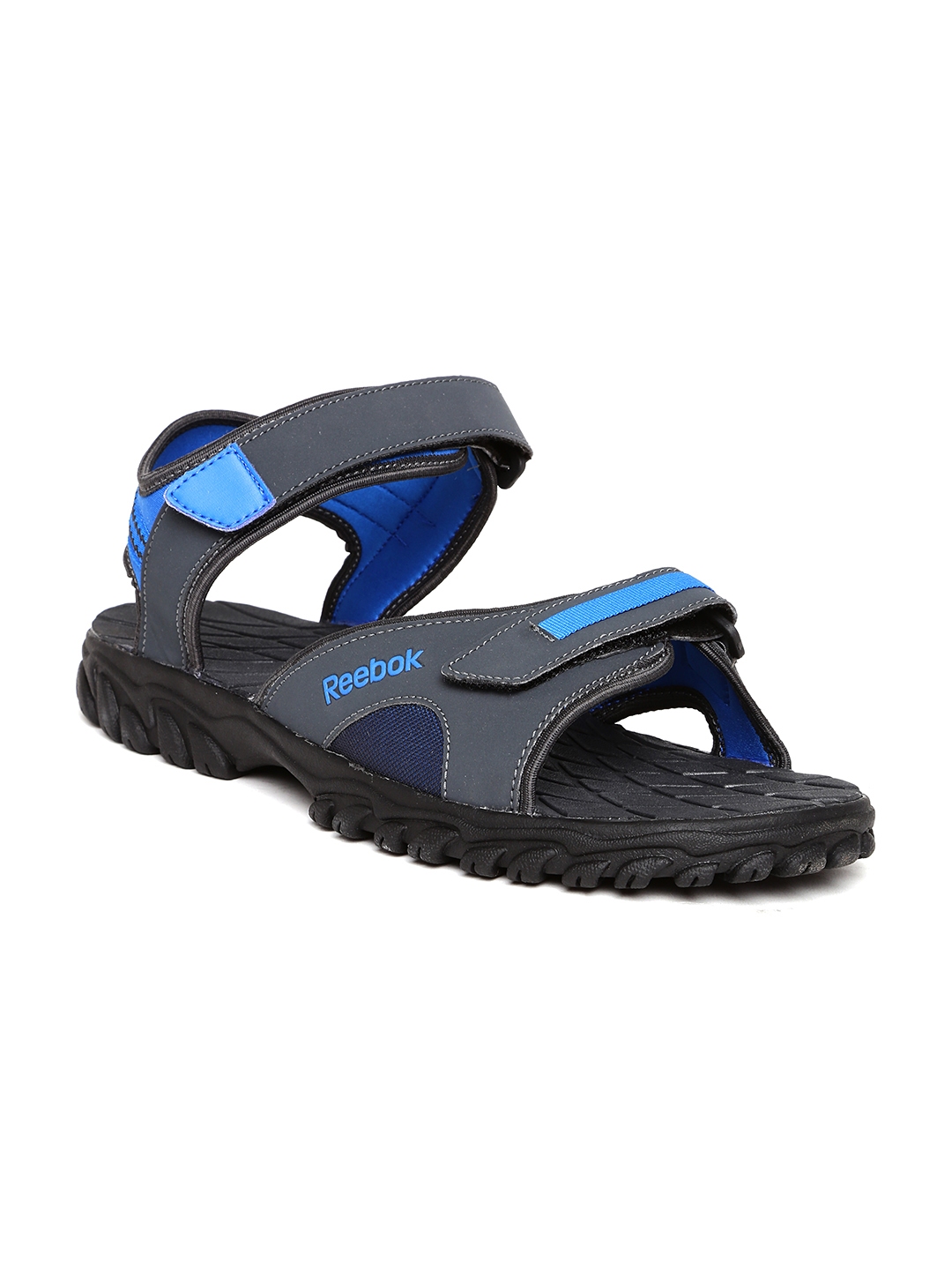 Buy Reebok Men Grey Blue Adventure Chrome Sports Sandals
