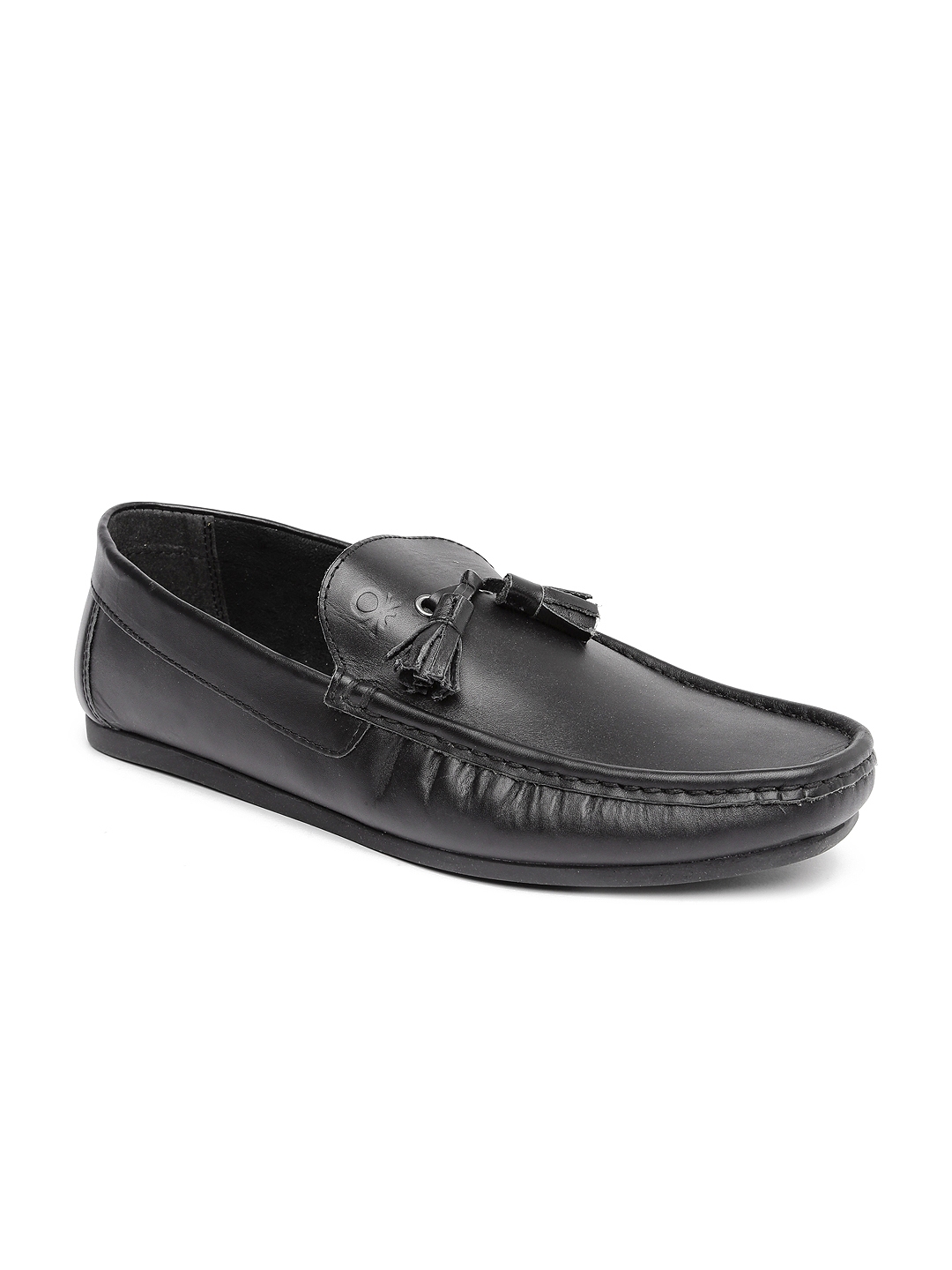 United colors of benetton shop men's leather loafers and moccasins