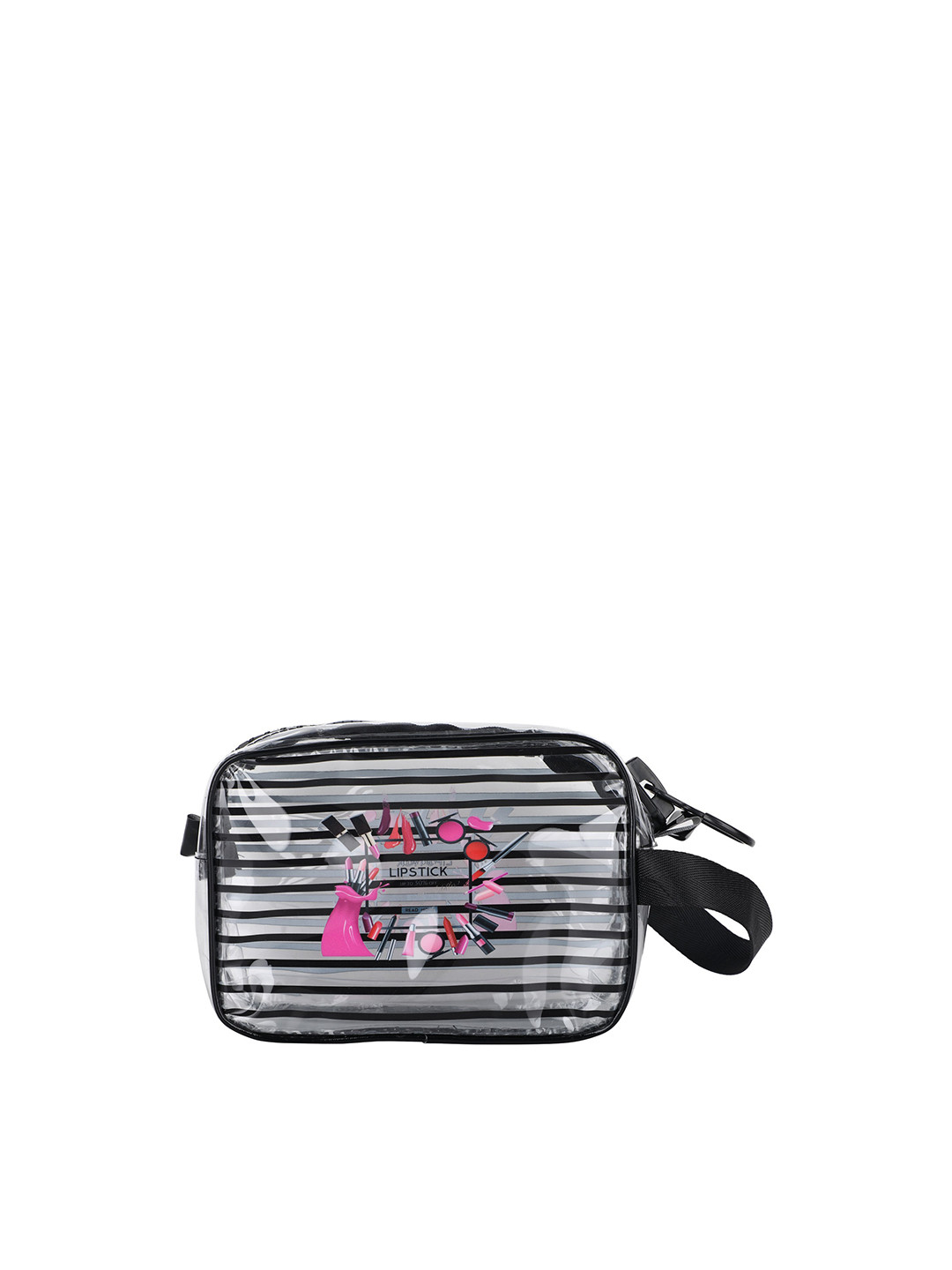 FabSeasons Women Black Striped Toiletry