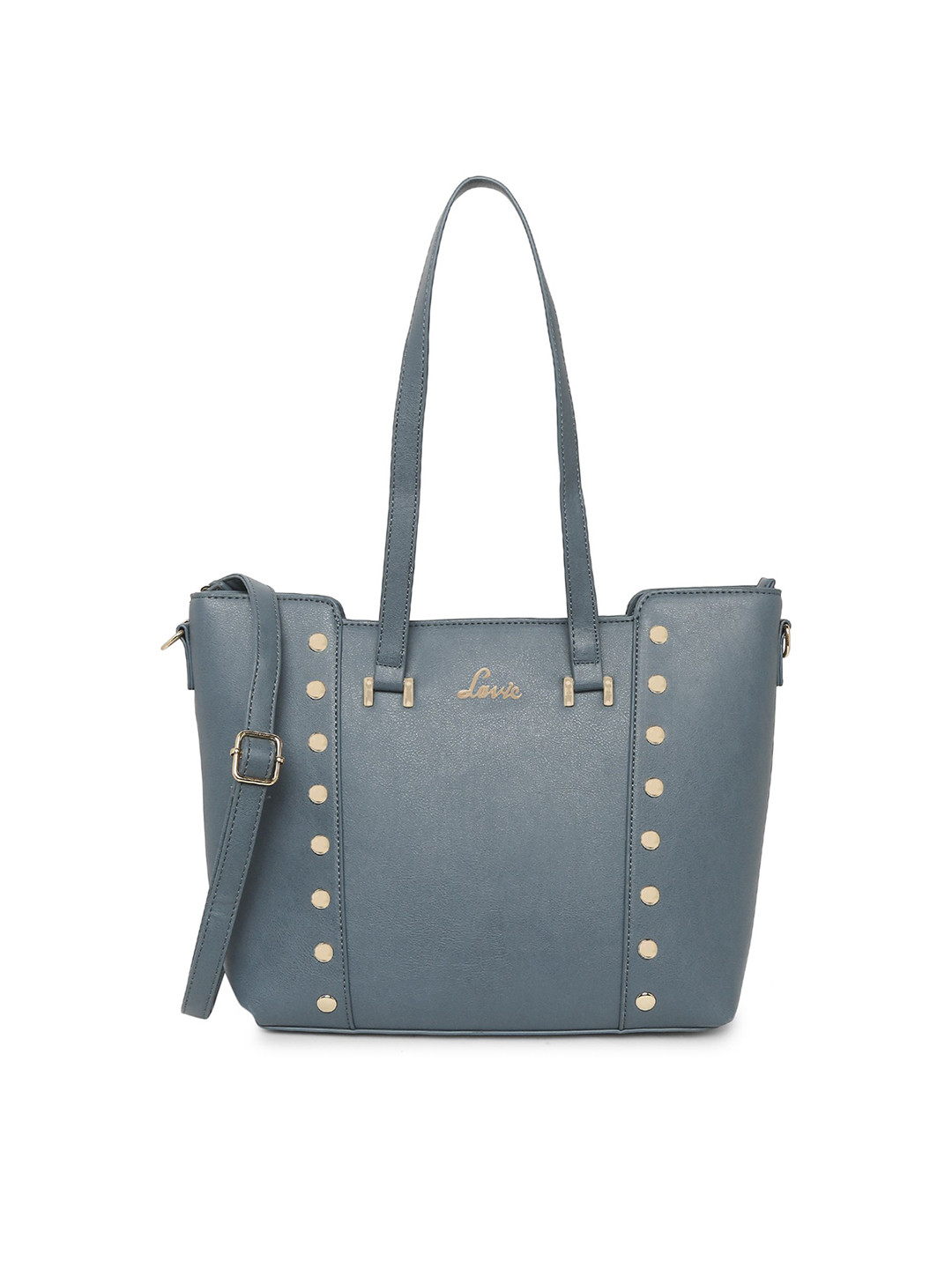 Lavie Roth Women Teal Embellished Tote Bag