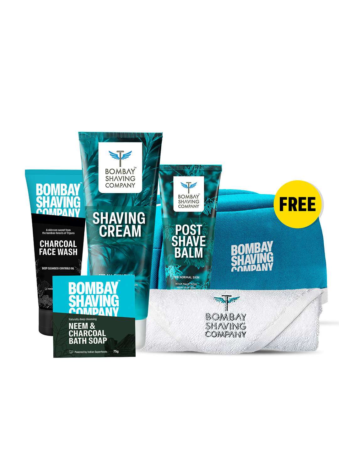 Bombay Shaving Company Set Of 5 Premium Shaving Travel-Friendly Kit