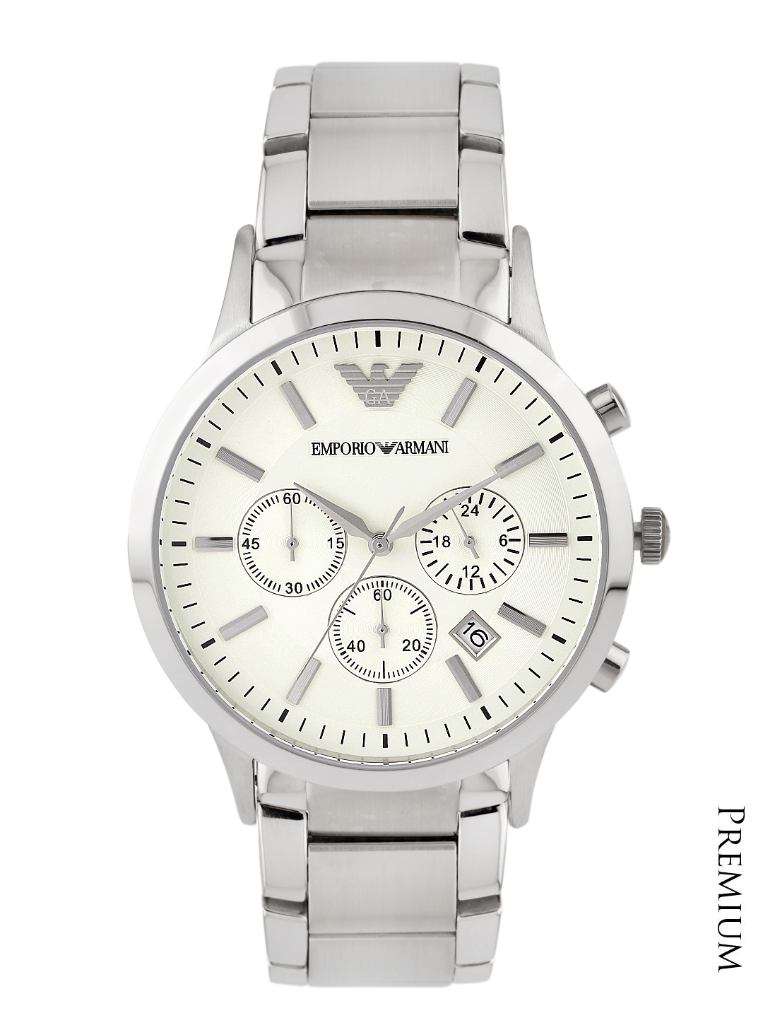 Buy Emporio Armani Men Off White Chronograph Dial Watch AR2458I - Watches  for Men 1308886 | Myntra