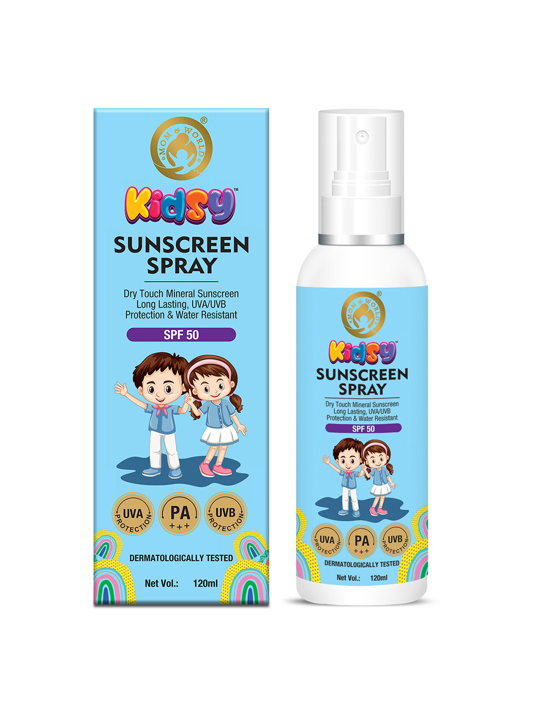 Mom & World Kids Sunscreen Face Spray 120ml