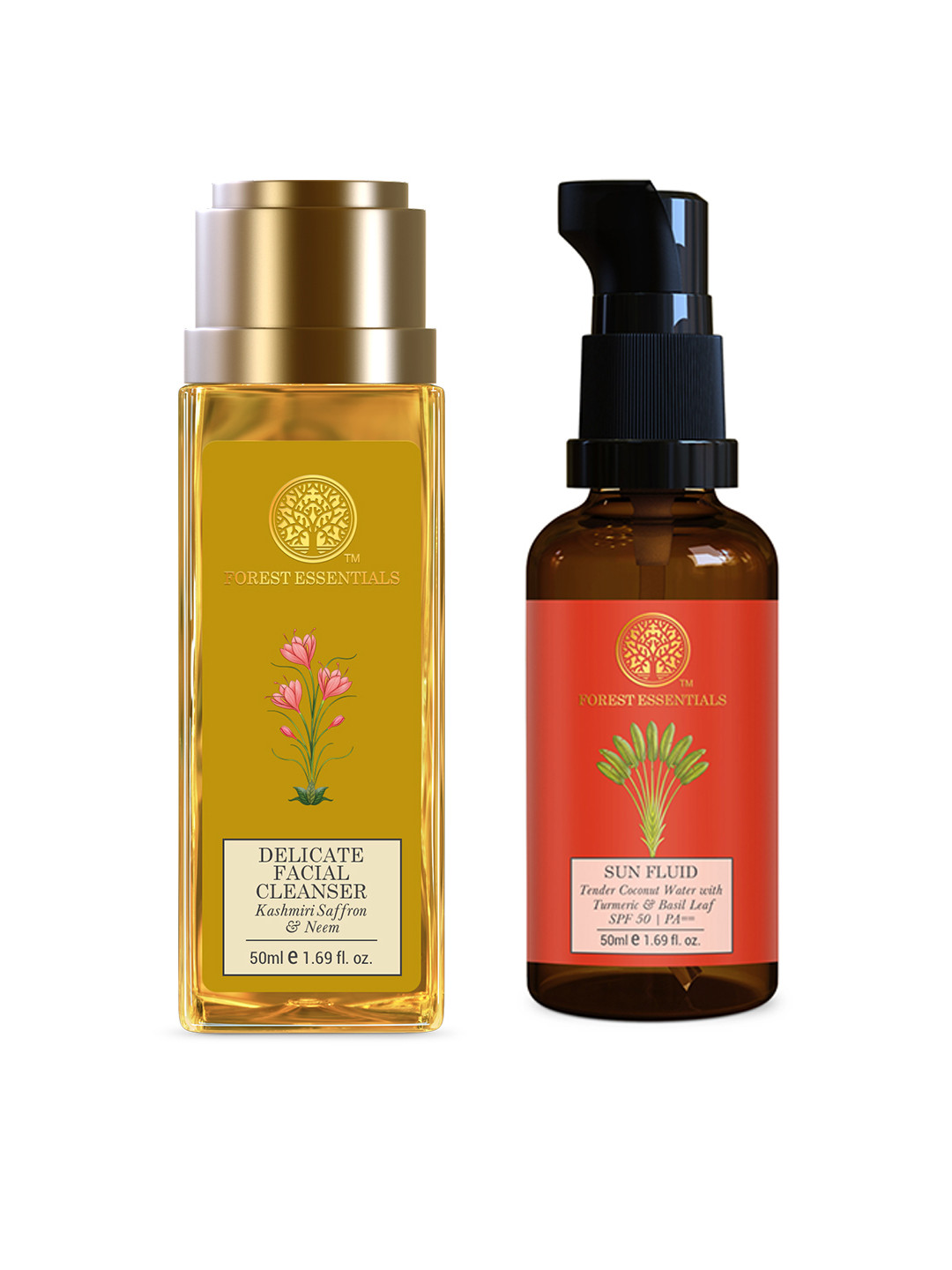 Forest Essentials Cleansing & Sun Protection Regime