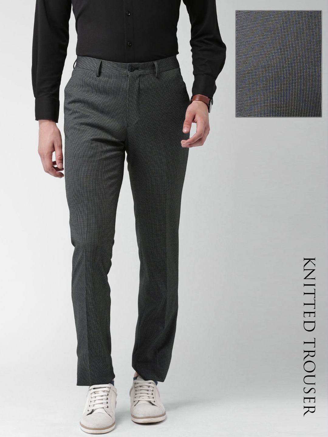 4th  Reckless   Liria Knit Trouser    in Grey     FashionPass