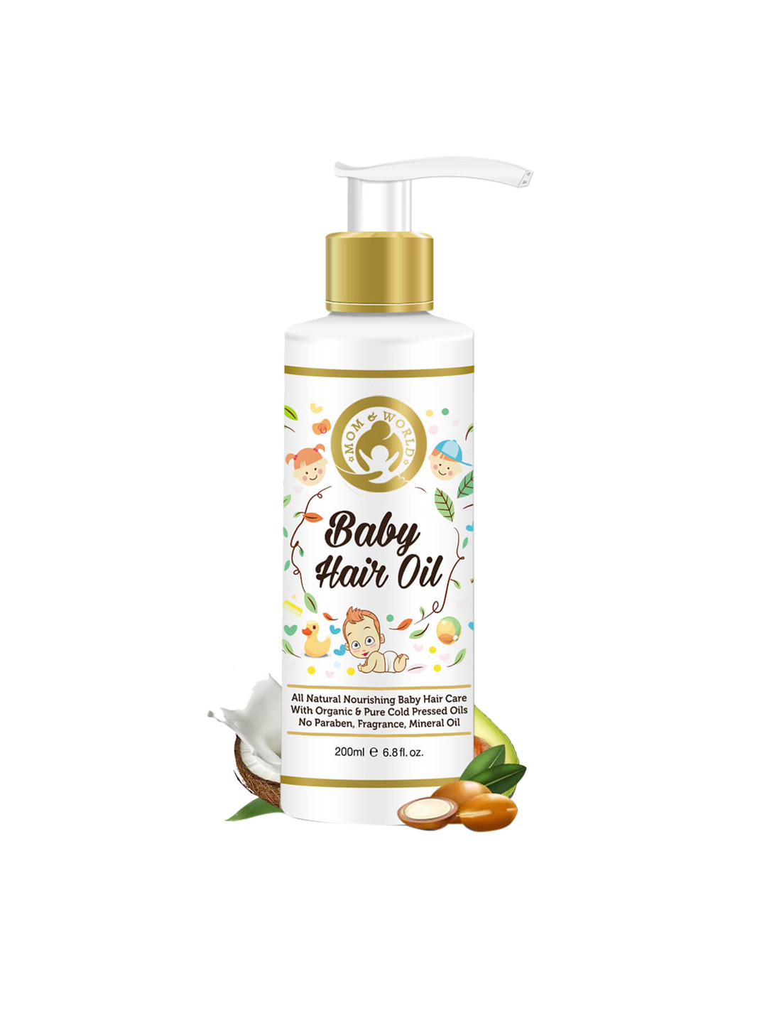 Mom & World Baby Hair Oil 200 ml