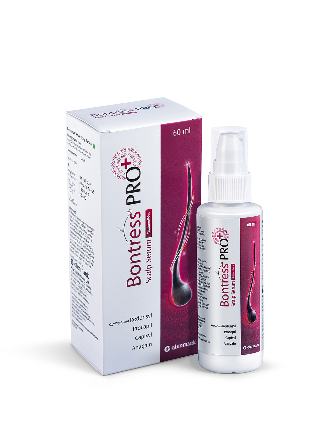 Bontress Pro+ Scalp Serum Fortified with Redensyl Procapil Capixyl & Anagain - 60 ml