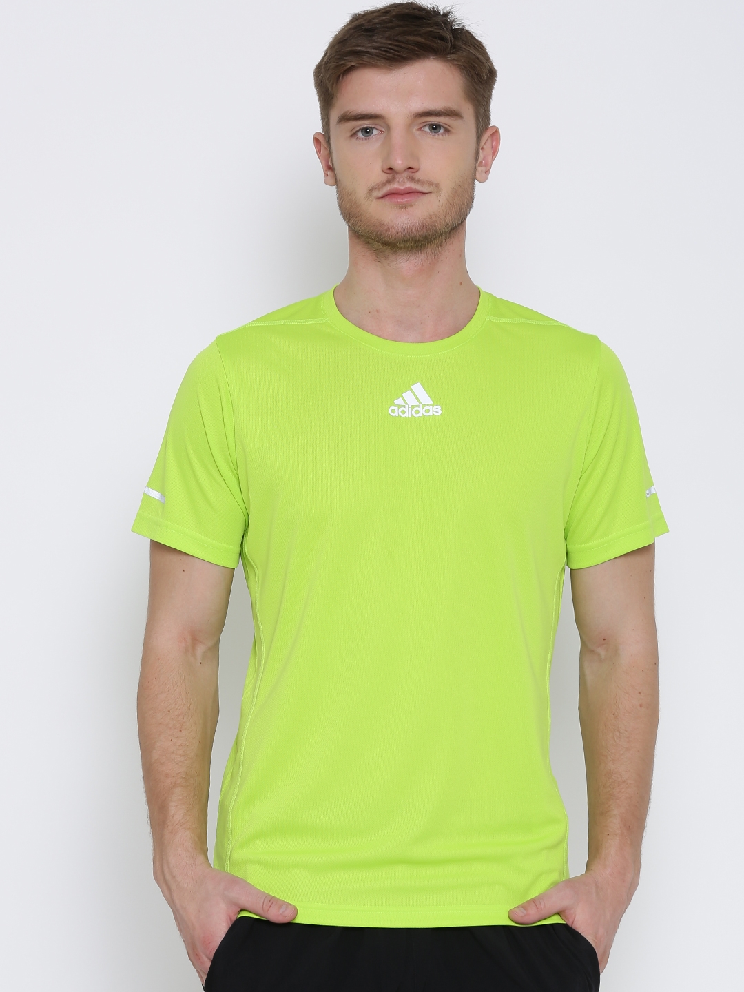 Buy ADIDAS Fluorescent Green Polyester 