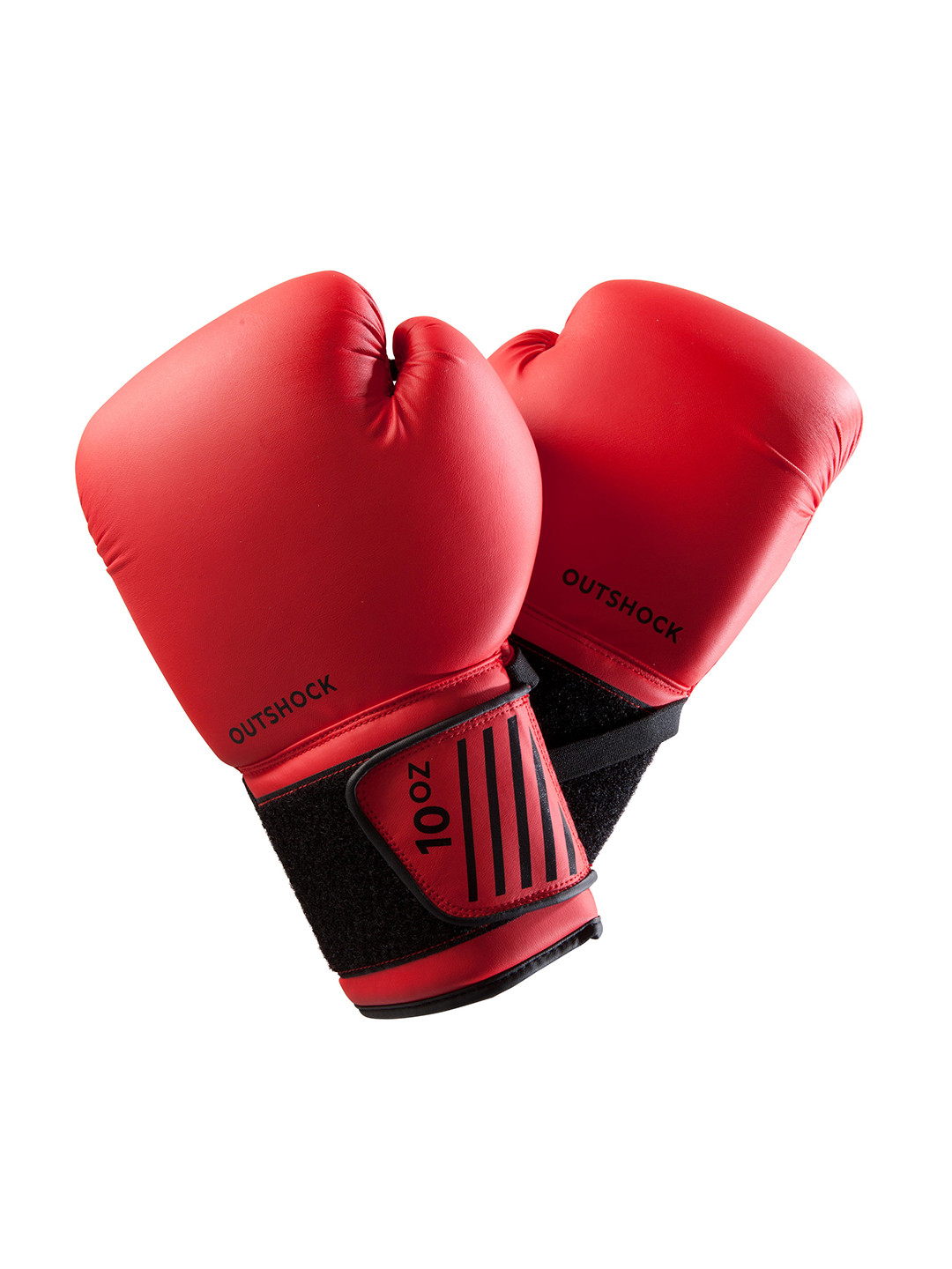 Decathlon DOMYOS - Unisex Red & Black Beginner Boxing Gloves