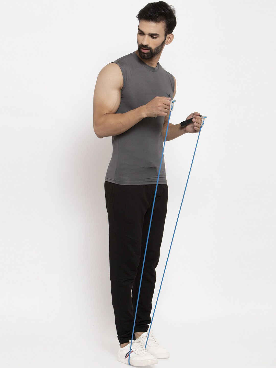 Invincible Men Compress Base Layer Sleeve Less Tee