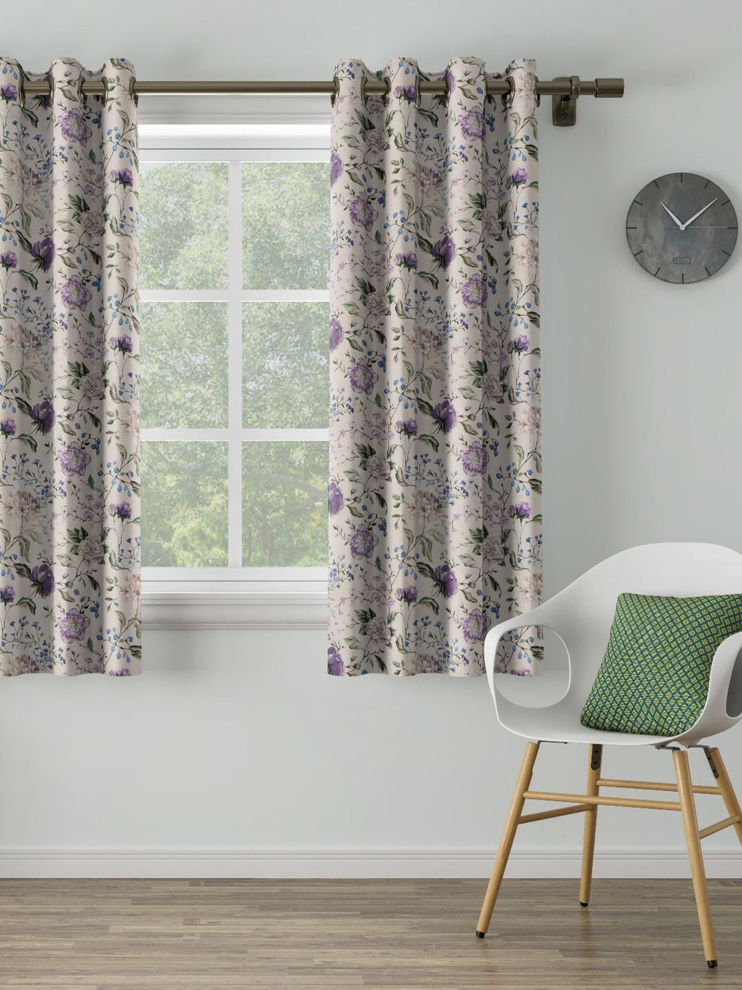DDecor Beige Single Curtain