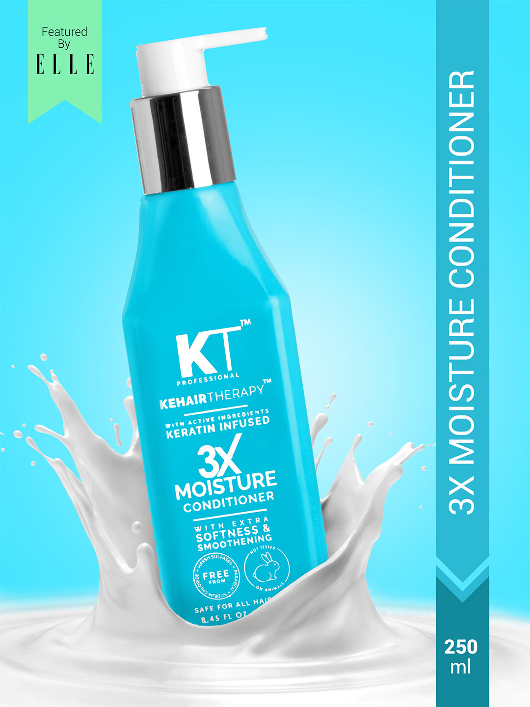 KEHAIRTHERAPY KT Professional Sulfate-free 3X Moisture Conditioner - 250ml