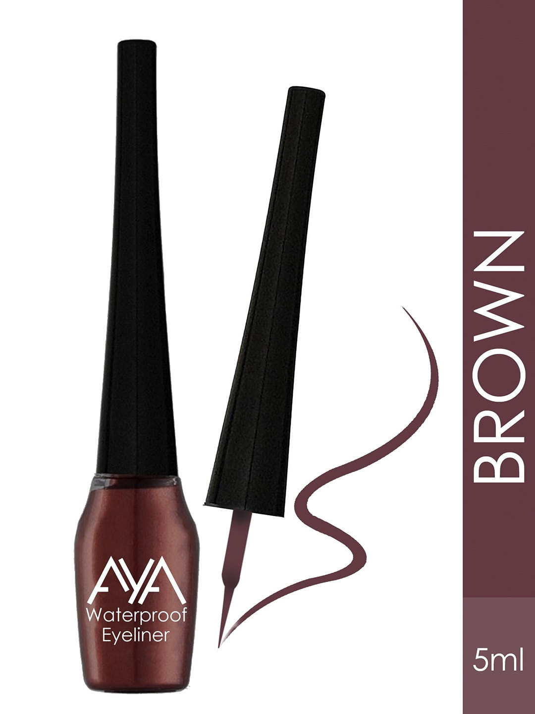 AYA Brown Waterproof Long Lasting Eyeliner 5 ml