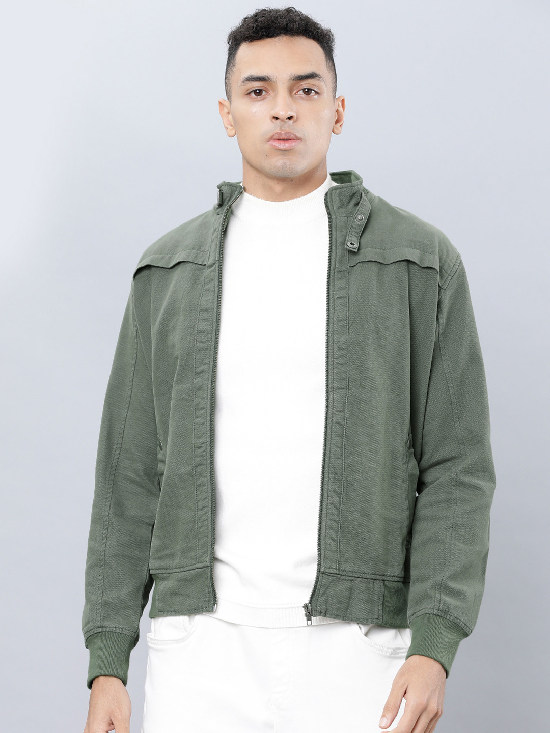 HIGHLANDER Men Green Tailored Jacket