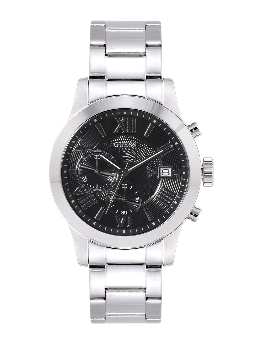 GUESS Men Black Analogue Watch W0668G3