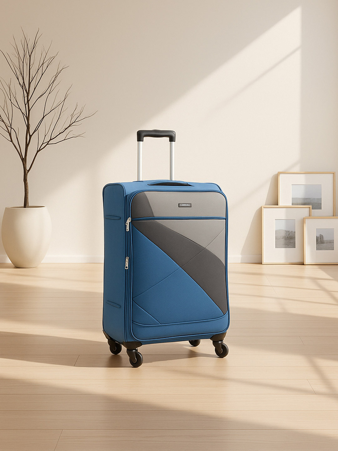 CARRIALL Vista Assorted Soft-Sided Medium Trolley Suitcase