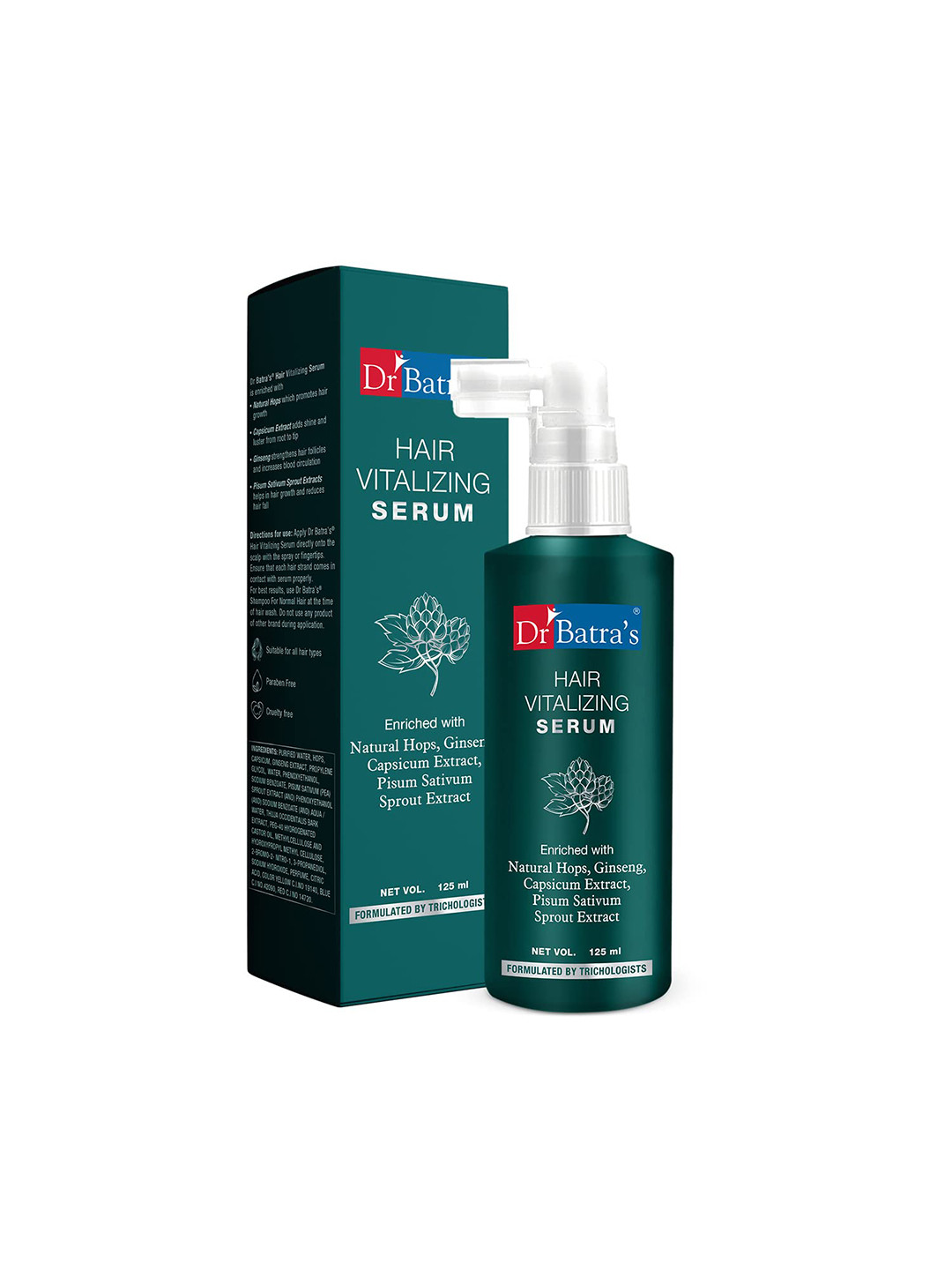 Dr. Batras Set Of Hair Vitalizing Serum 125ml & Skin Fairness Serum 50 g