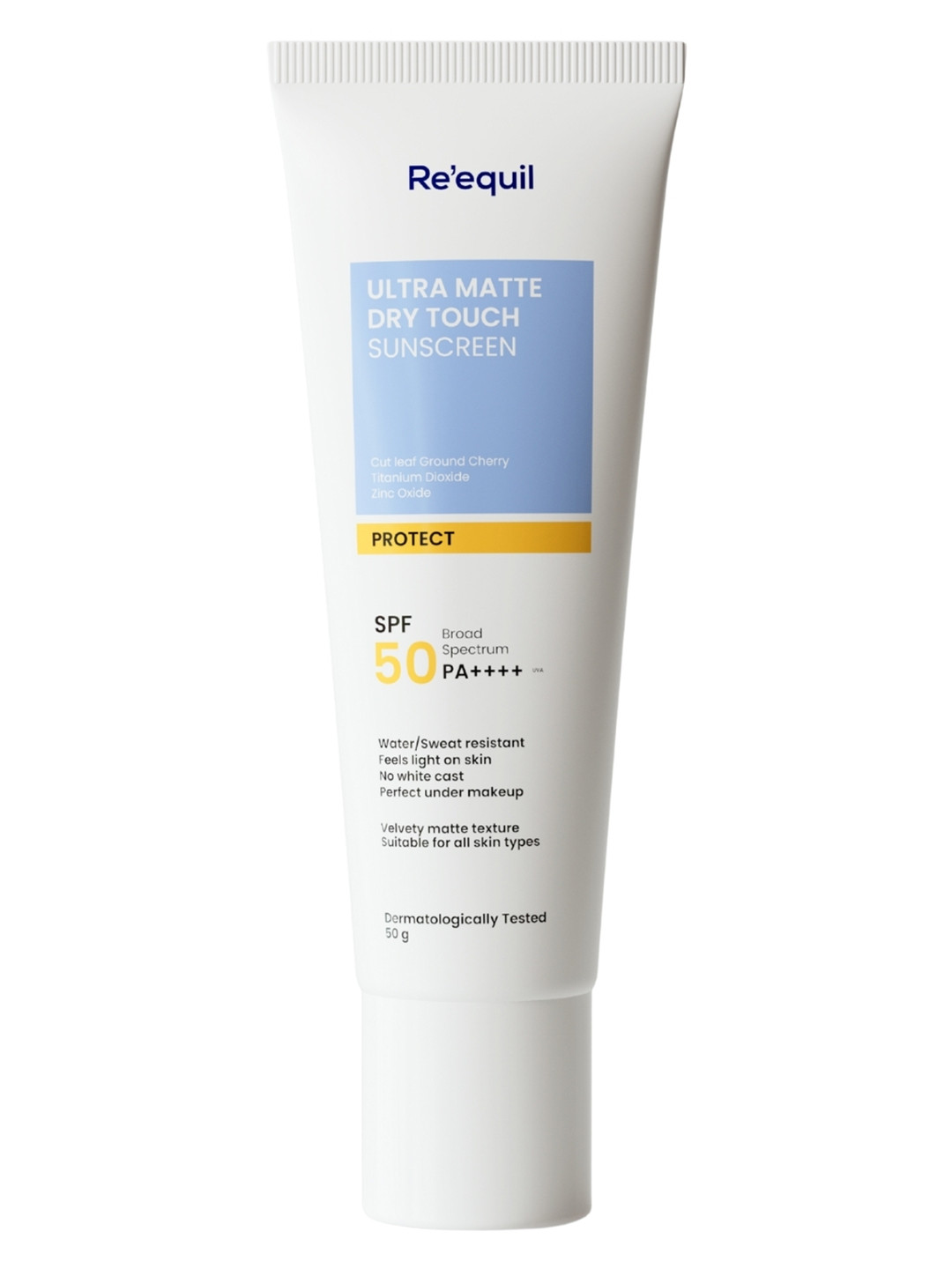 Reequil Ultra Matte Dry Touch Sunscreen Gel SPF 50 PA++++ 50g