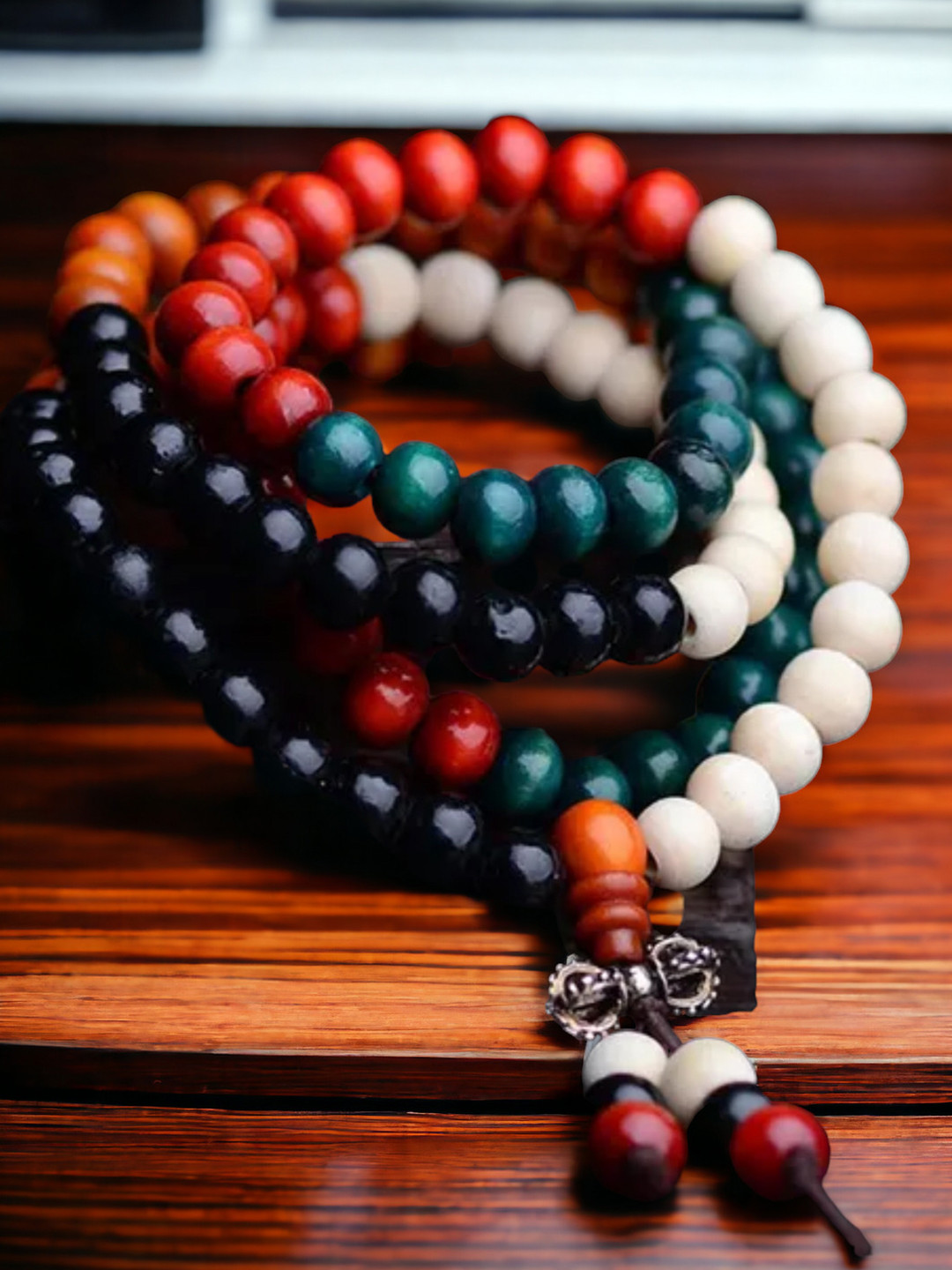 OOMPH Brown & Yeelow Multistrand Bracelet