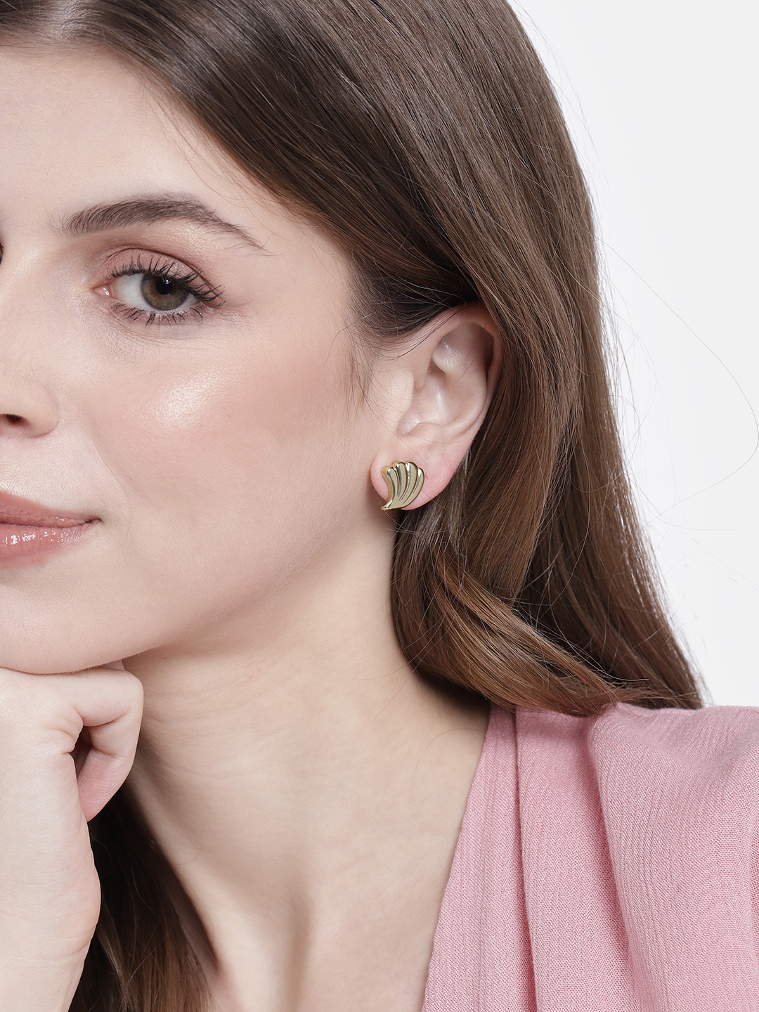 Estele Gold-Plated Geometric Studs
