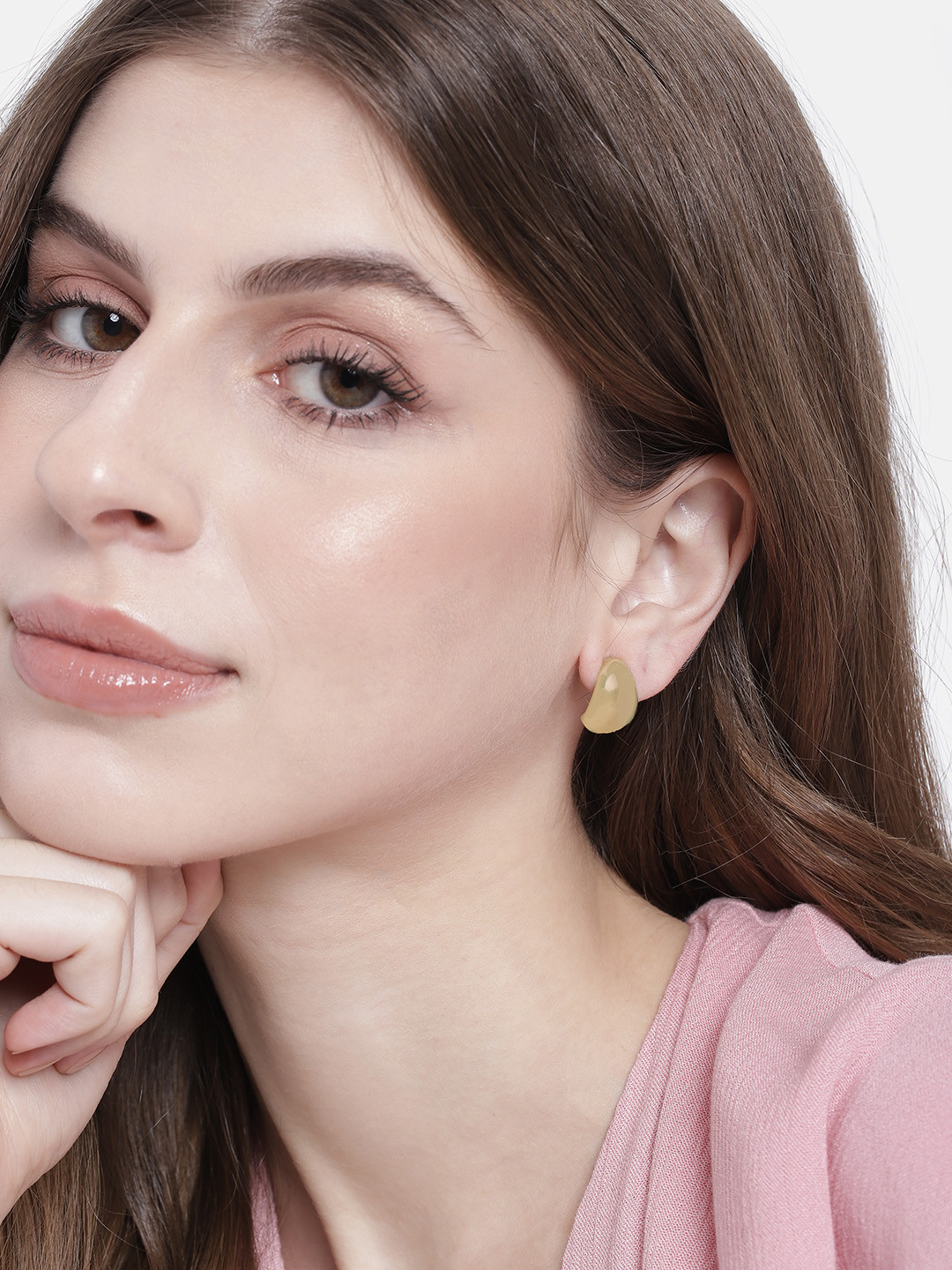 Estele Gold-Plated Square Studs