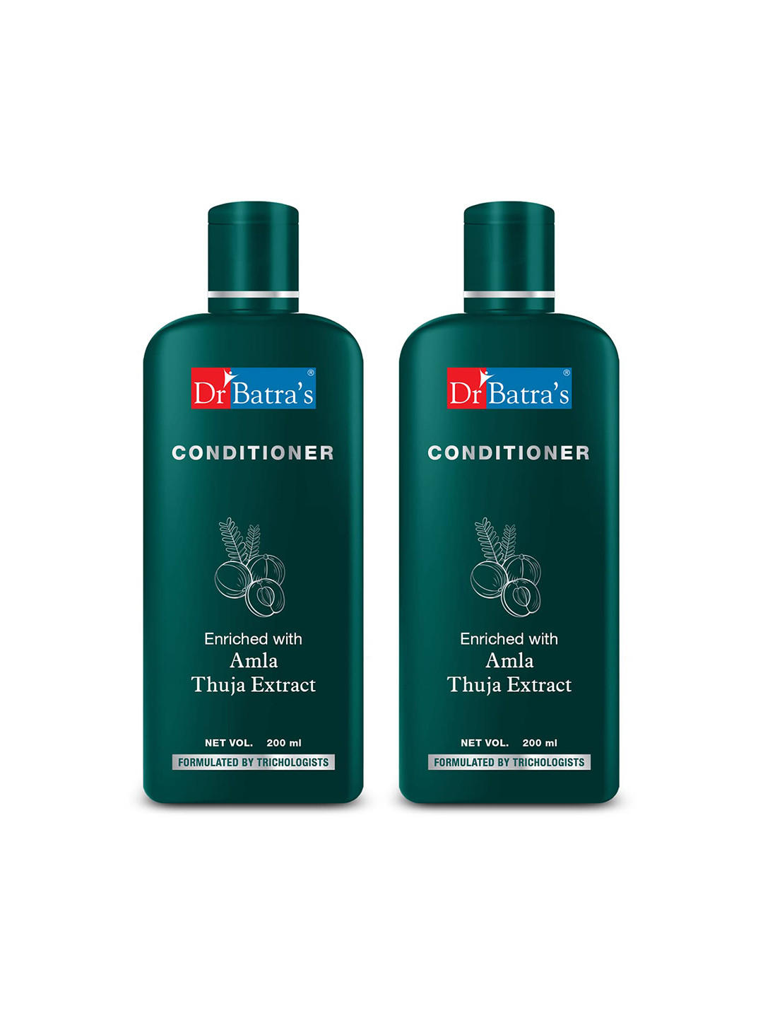 Dr. Batras Set Of 2 Hair Conditioner Enriched With Amla & Thuja Extract - 200 ml Each