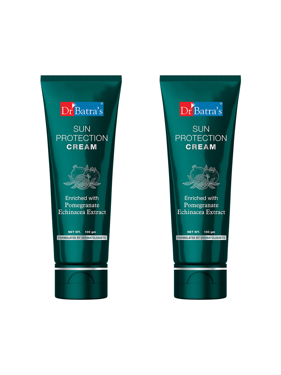 Dr. Batras Set Of 2 Sun Protection Cream Enriched With Echinacea Extract - 100g Each