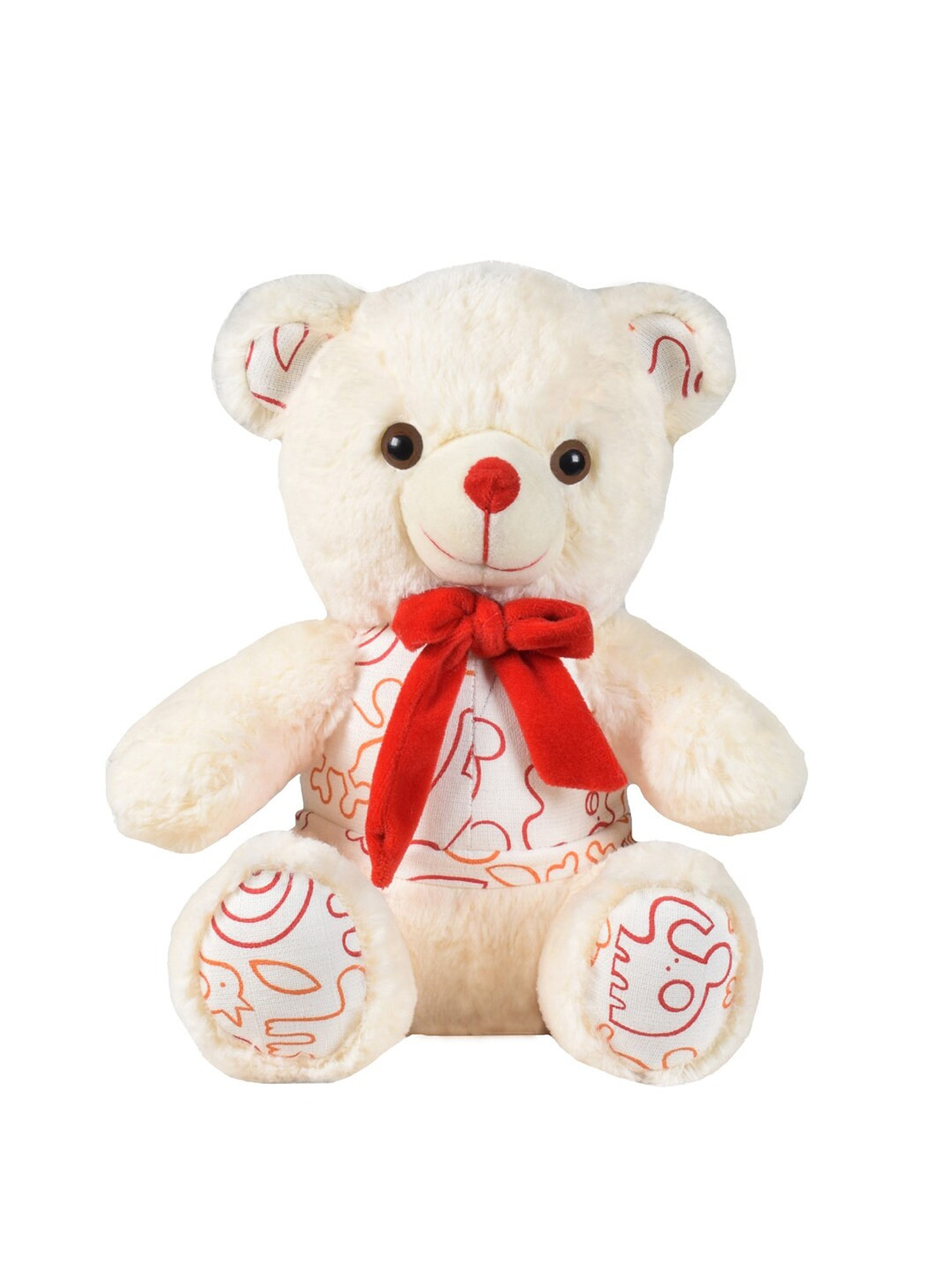Ultra Unisex Kids Cream Coloured Happy Teddy Bear Soft Toy