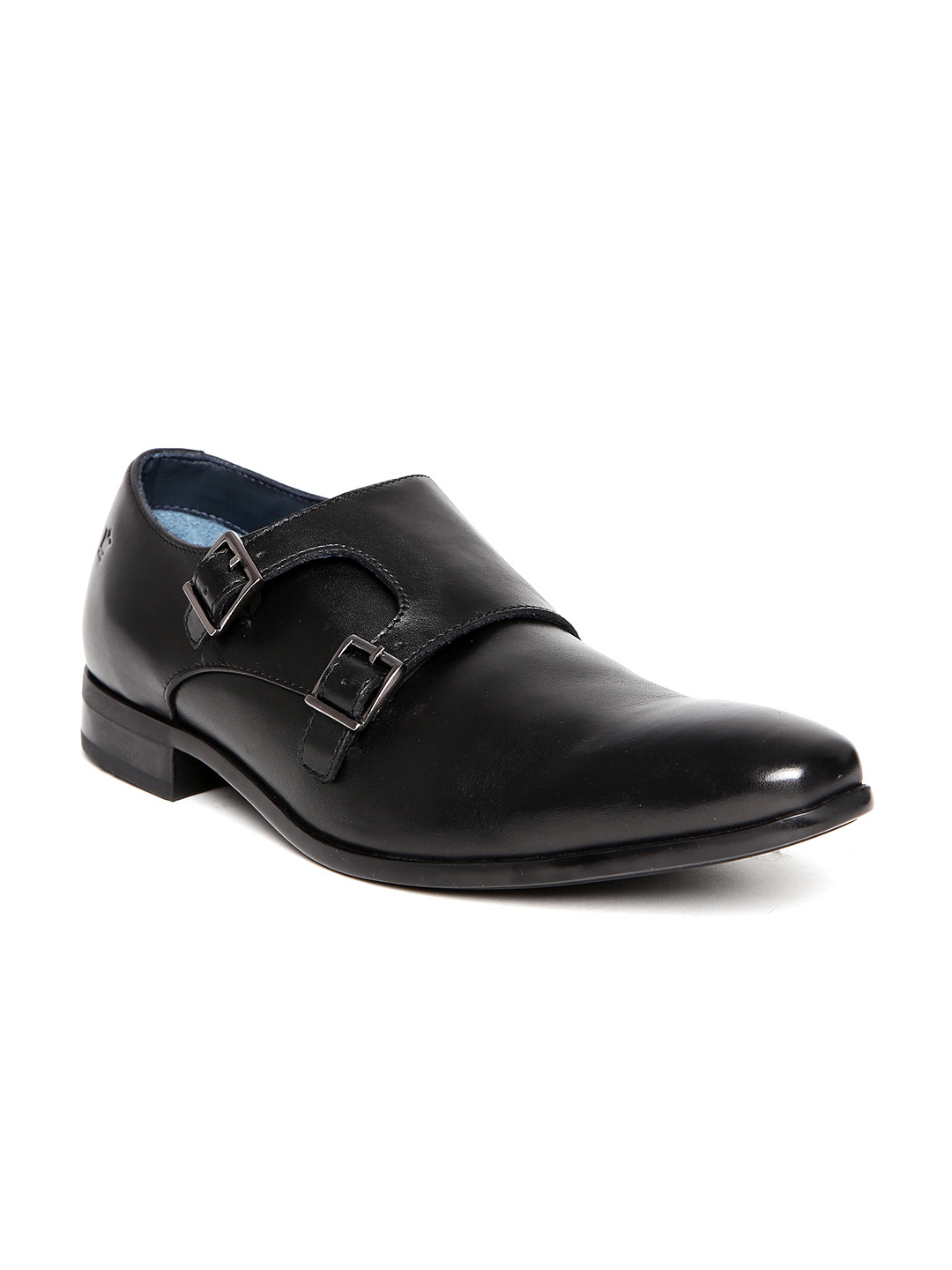 Monk Strap Louis Philippe Footwear Buy Louis Philippe Black Monk