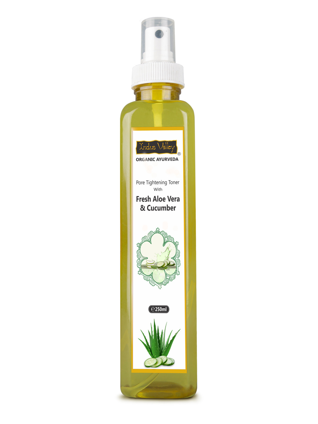 Indus Valley Organic Ayurveda Aloe Vera & Cucumber Water Pore Tightening Skin Toner 250 ml