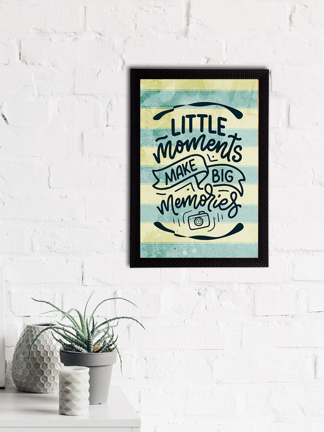 eCraftIndia Motivational Paper Wall Rectangle Photographs Wall Art - 14 x 10 In