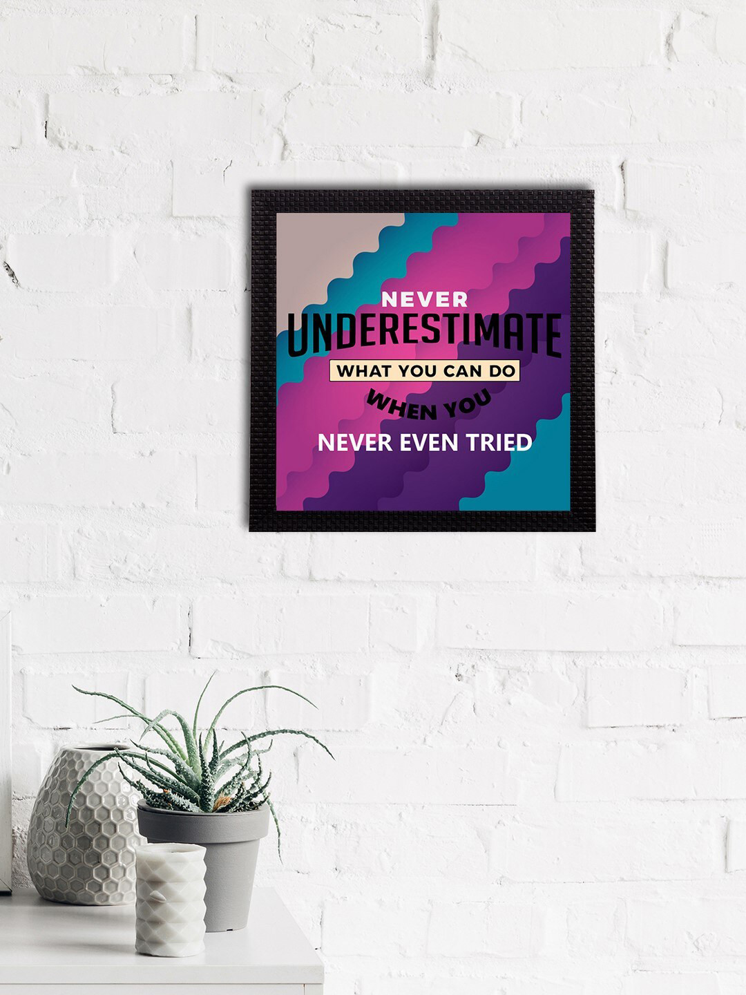 eCraftIndia Paper Wall Square Photographs Wall Art - 11 x 11 In