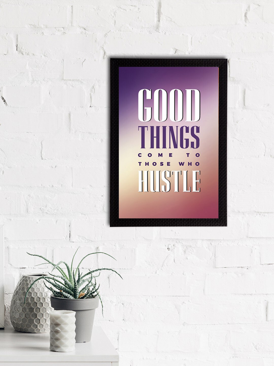 eCraftIndia Motivational Paper Wall Rectangle Paintings Wall Art - 14 x 10 In