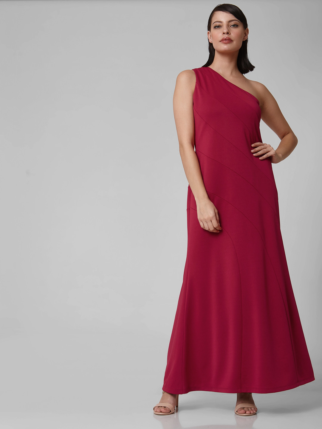 Evening Gowns One Shoulder Dress Vero Moda Vero Moda Marquee Women - Main Image