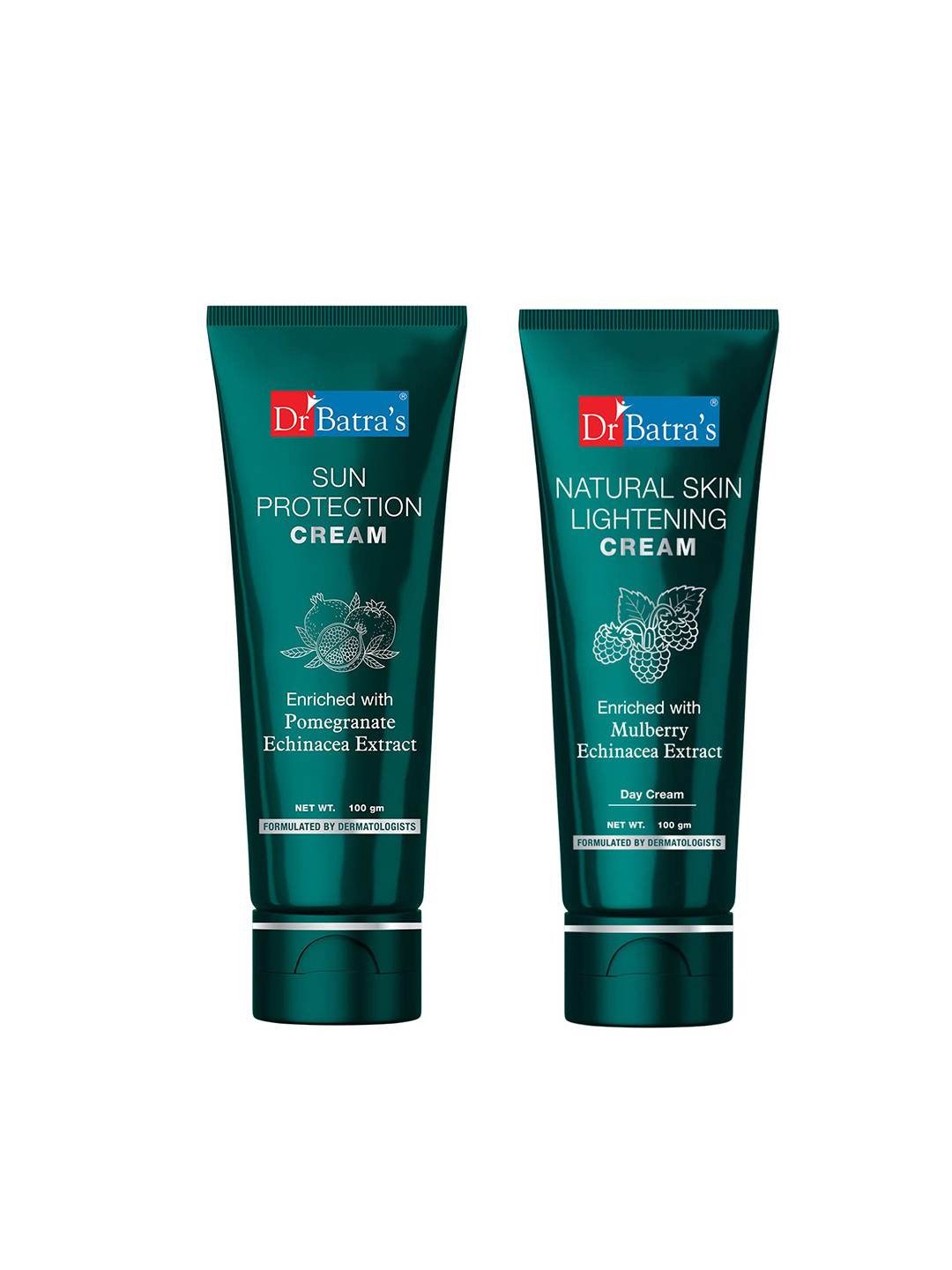 Dr. Batras Combo Of Sun Protection Cream 100g & Natural Skin Lightening Cream 100g