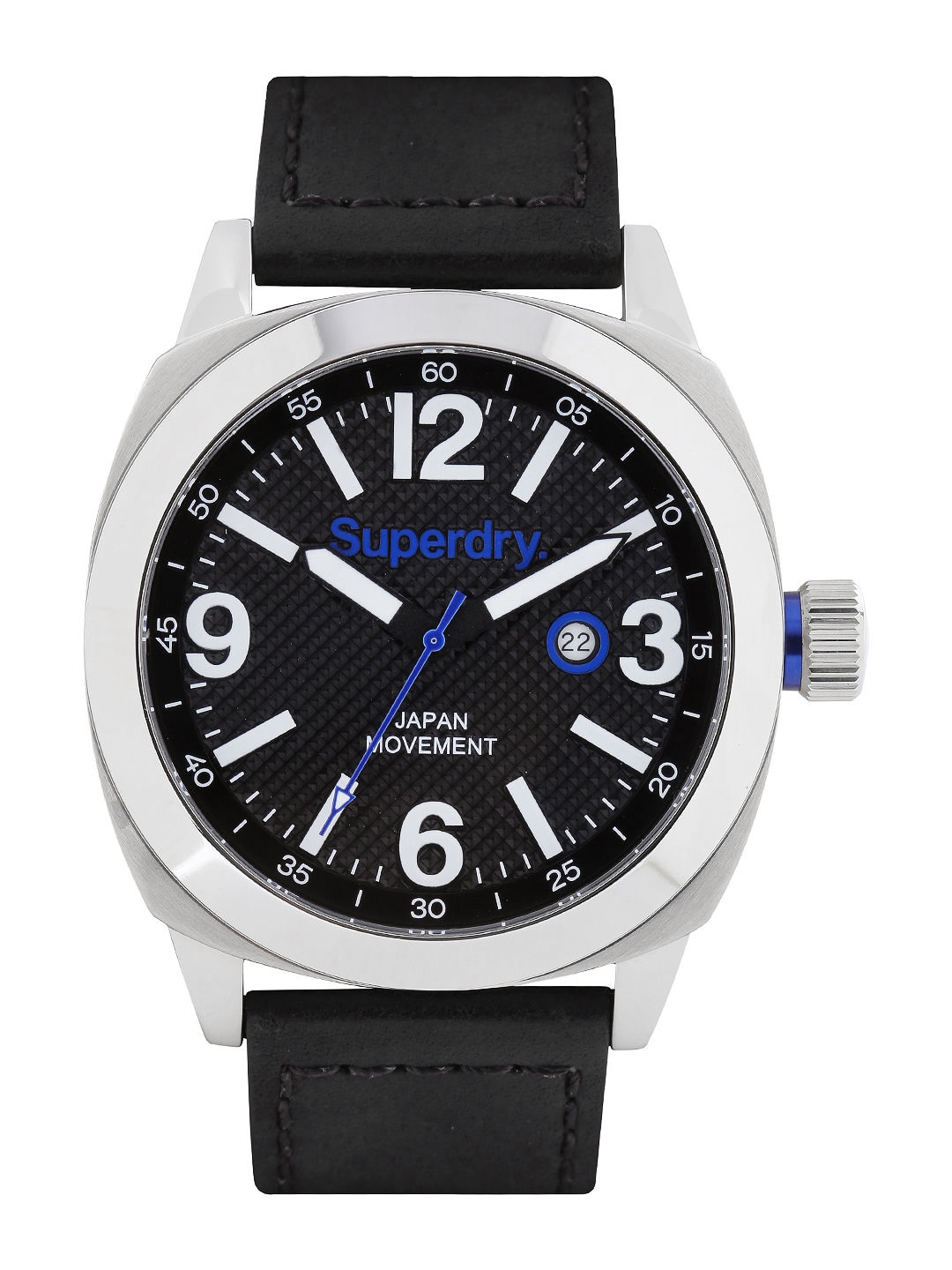 Buy Superdry Men Black Dial Thor Super Luxe Watch SYG144BB