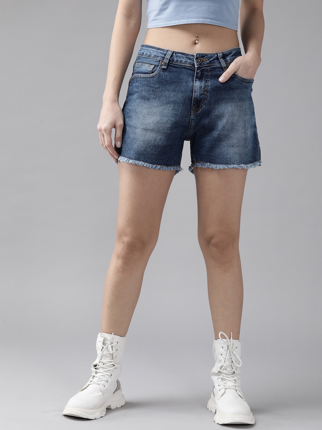 Womens frayed jean shorts store
