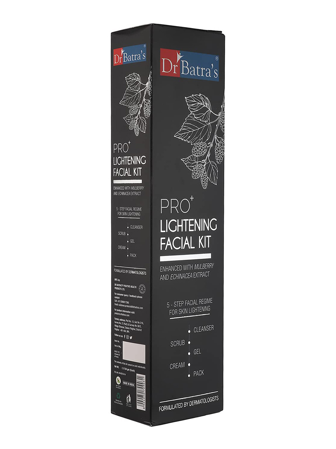 Dr. Batras PRO+ Lightening Facial Kit Enriched with Echinacea Extracts & Mulberry - 250g