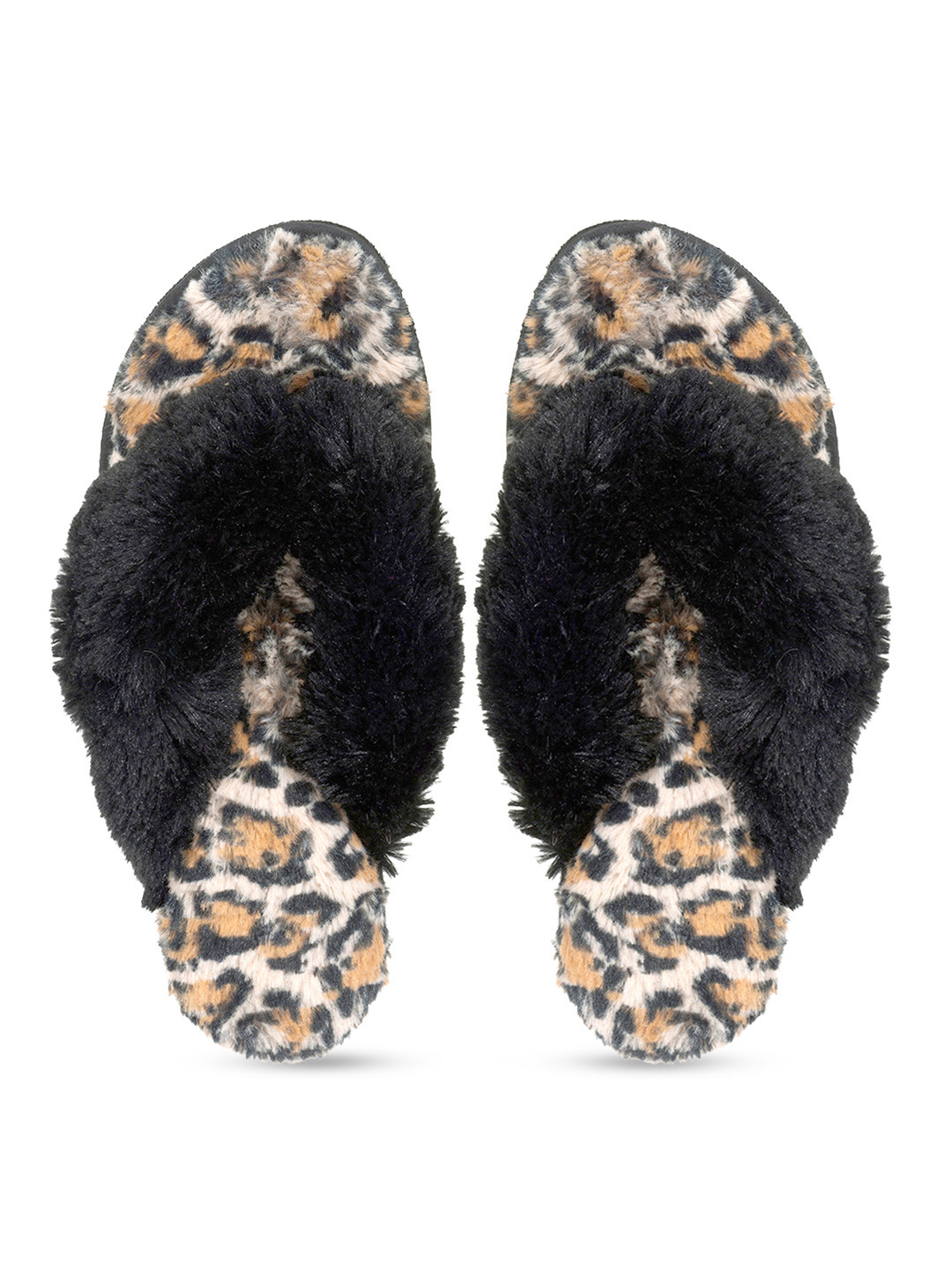 Womens Slippers Dearfoam Leopard Thong Slippers Dearfoams Women